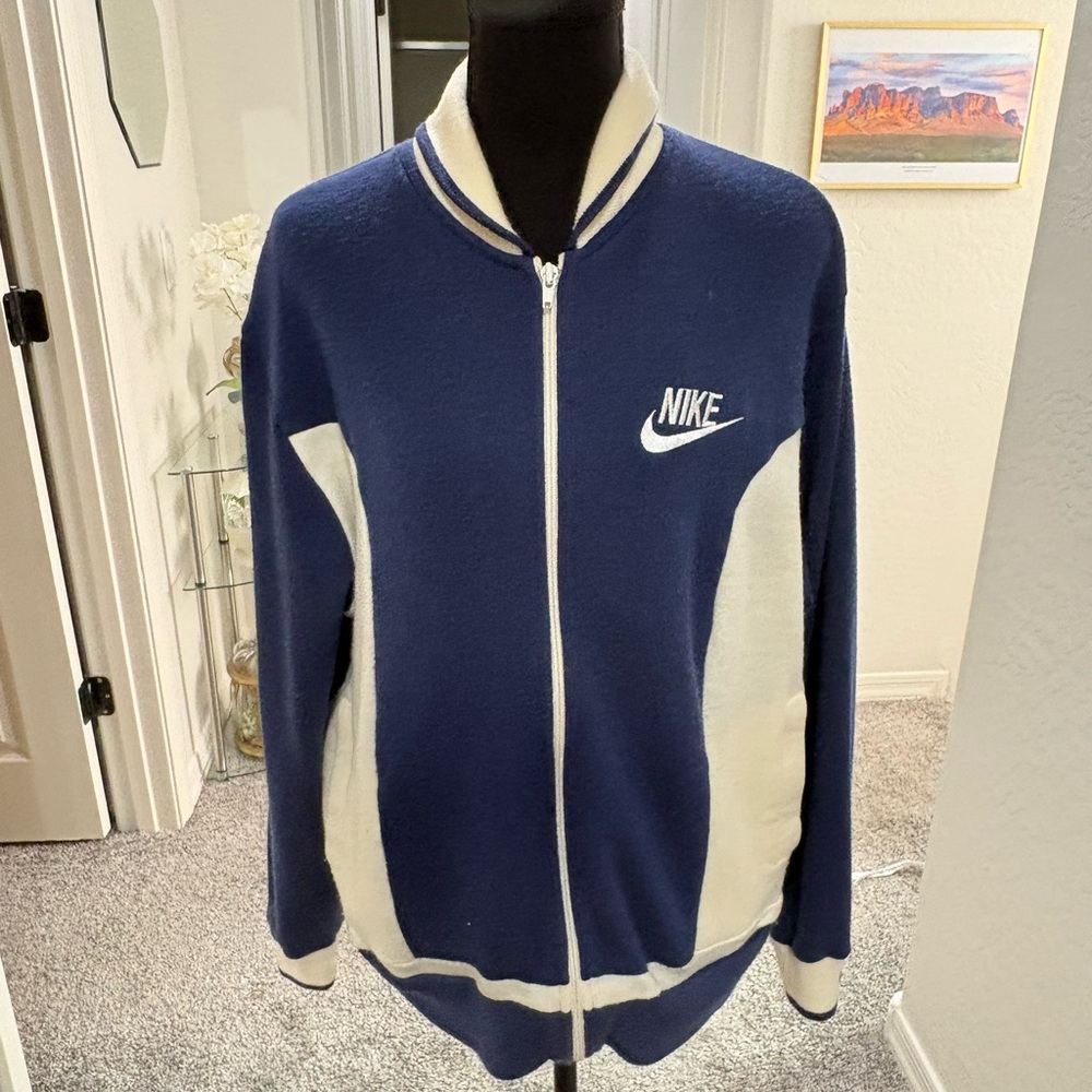 Very rare vintage 1970s Nike zip up track jacket